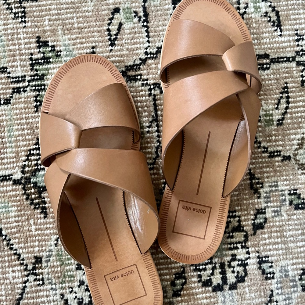 ❤️ Dolce Vita Derby Sandal in Cognac, 7.5